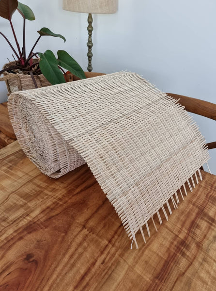 Rattan mesh webbing sheet panel - Closed Weave - 43cm width x chosen length