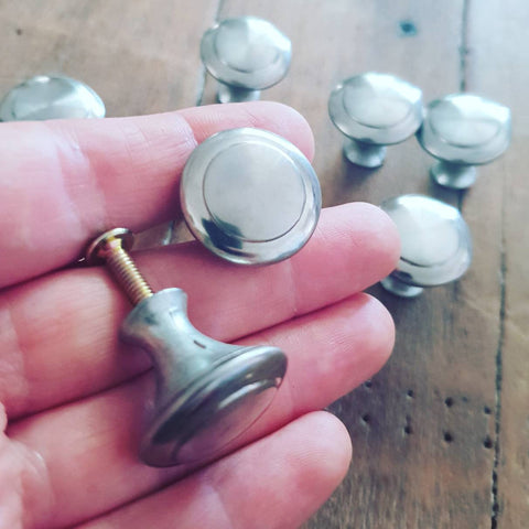 Silver Metal Drawer handle pull